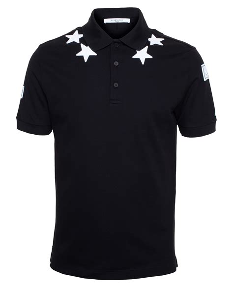 givenchy star polo shirt.